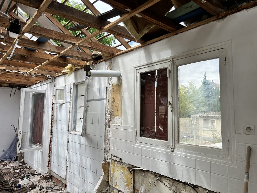 Avant rénovation intérieure à Tremblay  pièce brute avant aménagement (coût rénovation intérieure 2025)