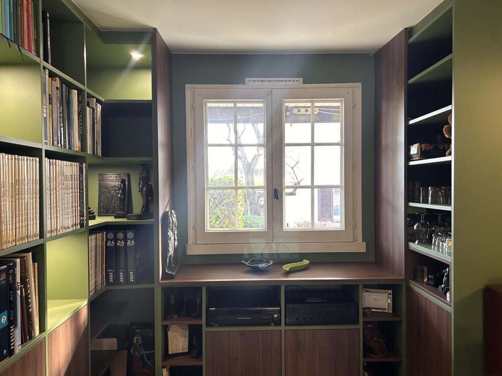 Transformations avant après Coubron — rénovation salon années 70”